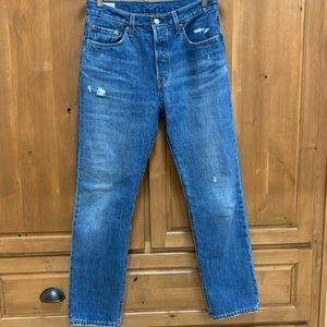Levi Strauss original 501 jeans, women’s size 28x30, gently used, smoke free